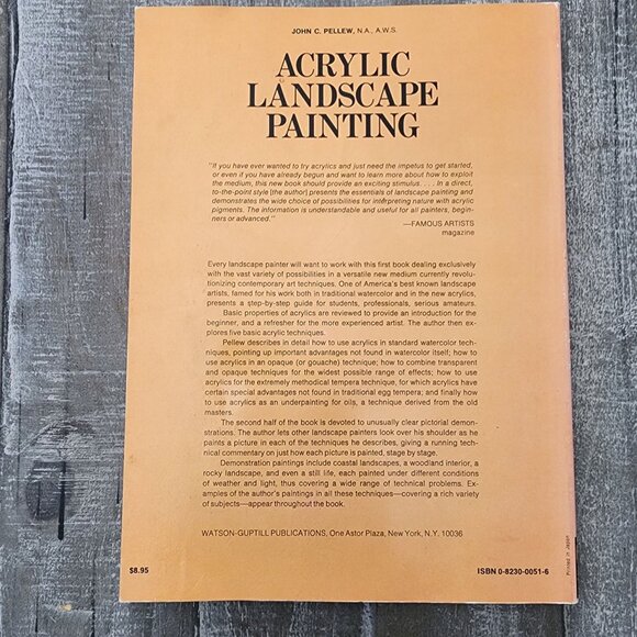 Set Of 3 Acrylic Painting Art Books Landscape Hardcover Softcover Educational - Picture 4 of 11